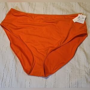 New Amazon Essentials Bright Orange Bikini Bottoms Sz 3X